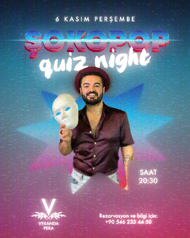 Şokopop Quiz Night Veranda Pera